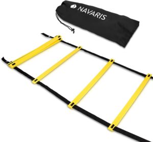 Scaletta per allenamento fitnes pliometria agilità velocità boxe pugilato kickboxing Navaris con borsa - Kombatnet