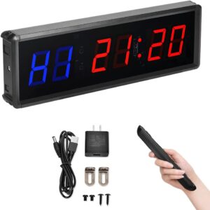 Timer da palestra programmabile a LED da muro con telecomanco cronometro conto alla rovescia luminosità regolabile - Kombatnet