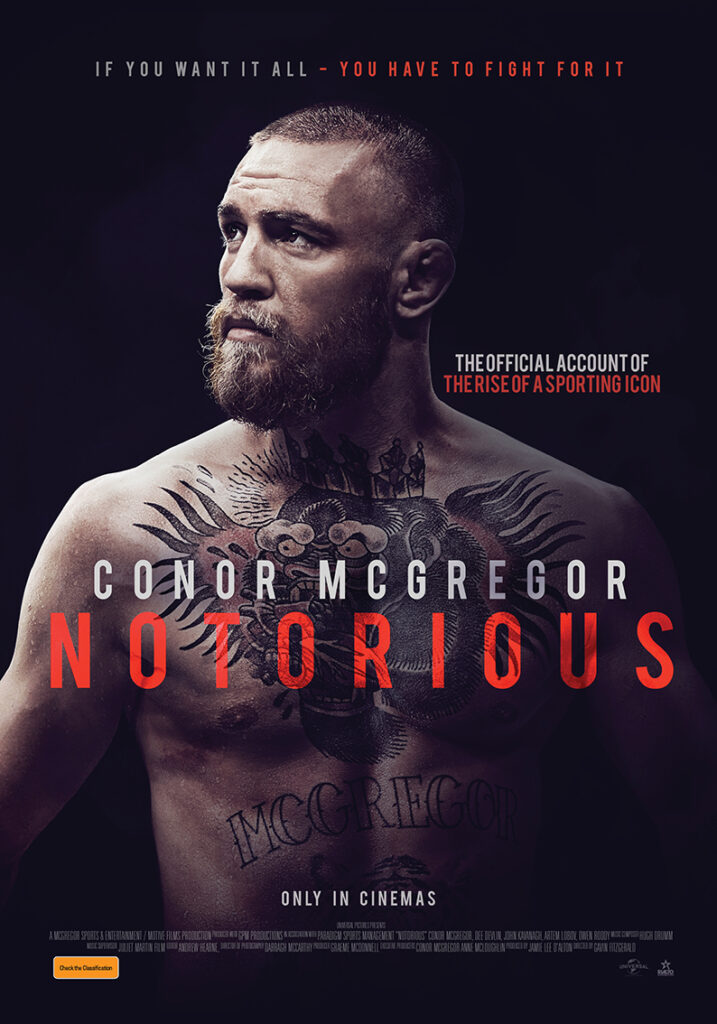 Film - Conor McGregor - Notorius - Amazon Prime Video - Kombatnet