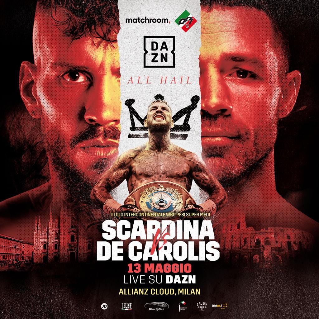 De Carolis batte Scardina e conquista il titolo intercontinentale dei supermedi WBO