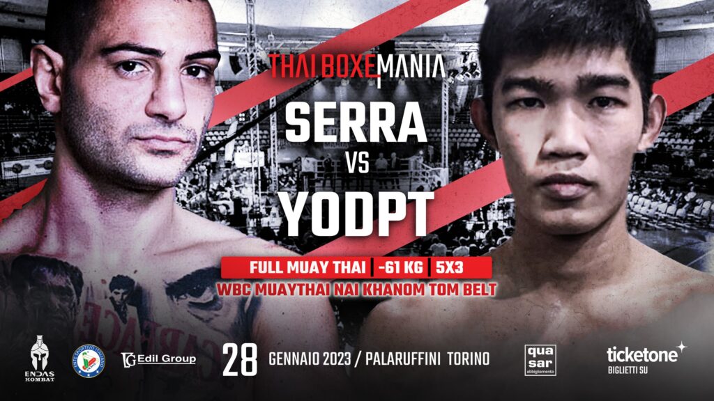 Serra vs YodPT Muay Thai WBC NAI KHANOM TOM BELT - Kombatnet