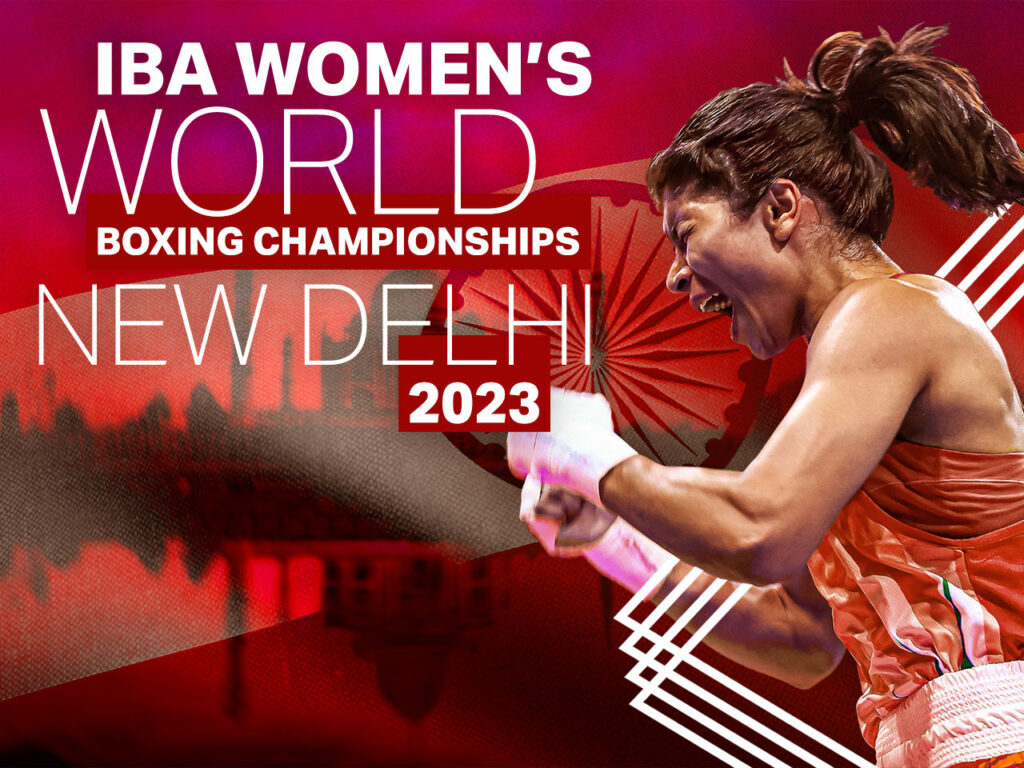 Locandina dei Campionati del mondo femminili IBA di pugilato a Nuova Delhi - Kombatnet