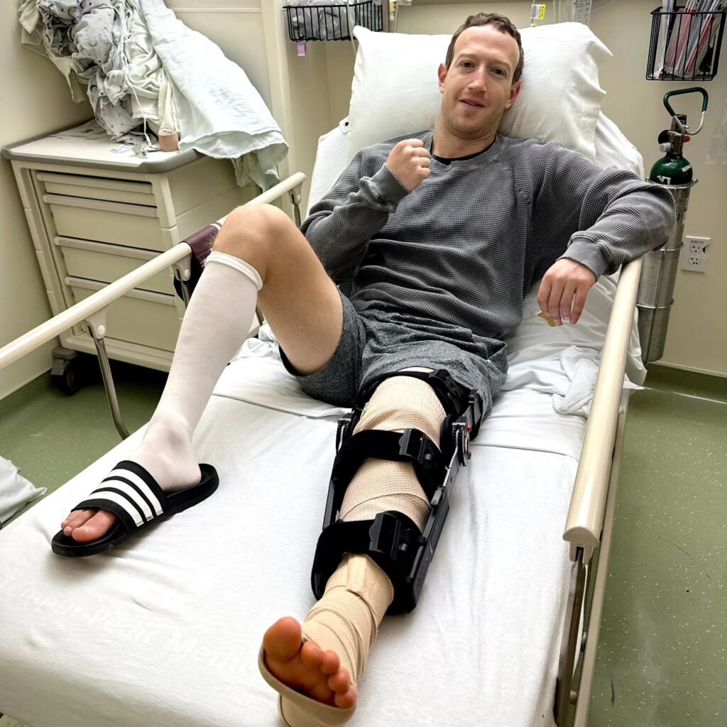 Mark Zuckerberg si rompe il crociato durante lo sparring - match di MMA da rinviare - Kombatnet