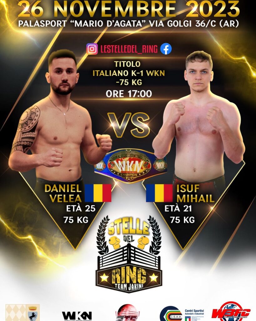Daniel Velea vs Isuf Mihail - Le Stelle del Ring - Kombatnet