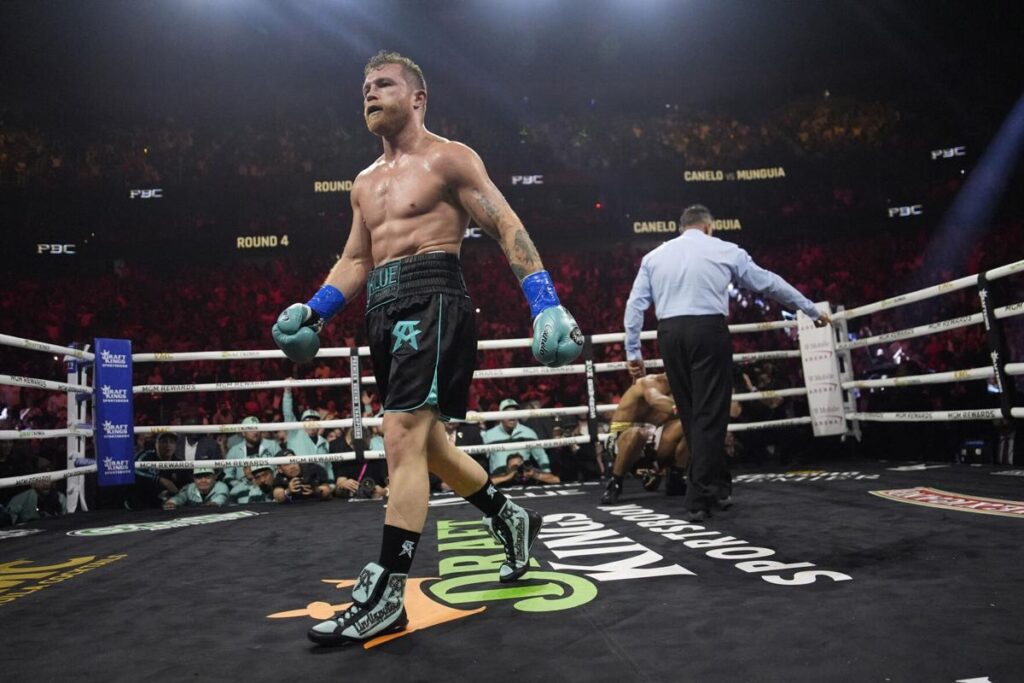 Atterramento di Canelo ai danni di Berlanga - Kombatnet